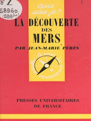 cover image of La découverte des mers